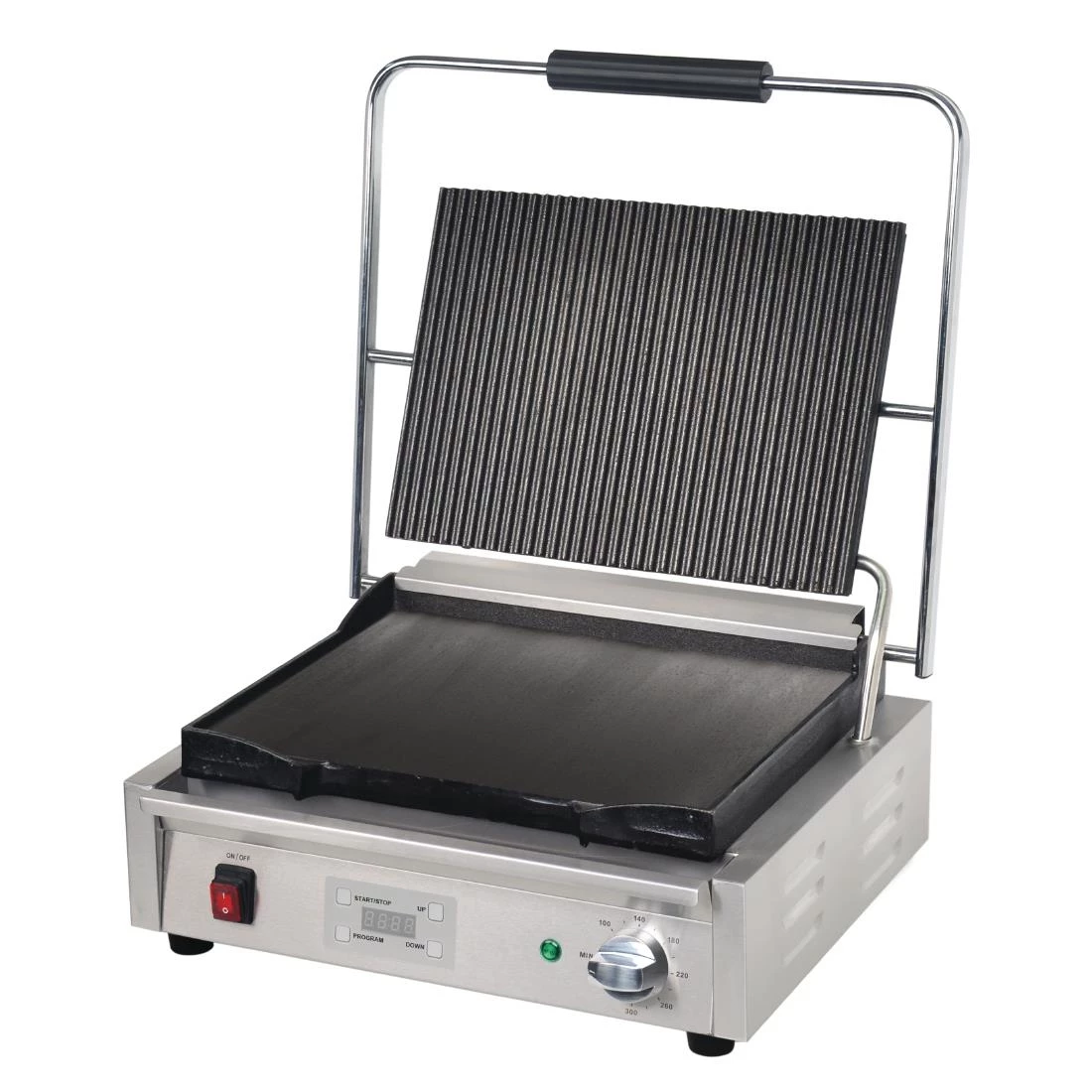 Buffalo Large Ribbed Top Contact Grill - Image 5