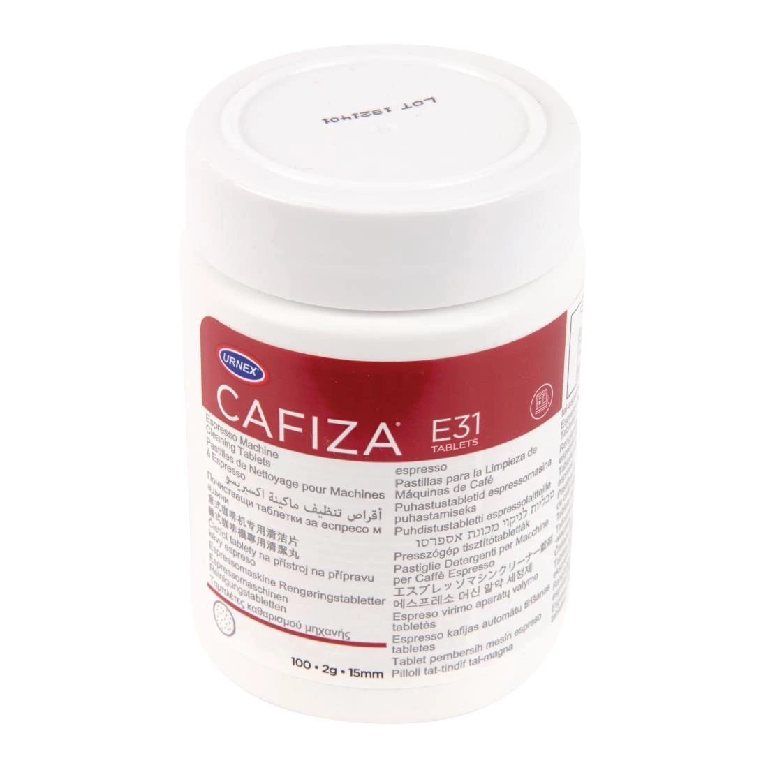 Urnex Cafiza E31 Espresso Machine Cleaner Tablets 2g (Pack Of 100)