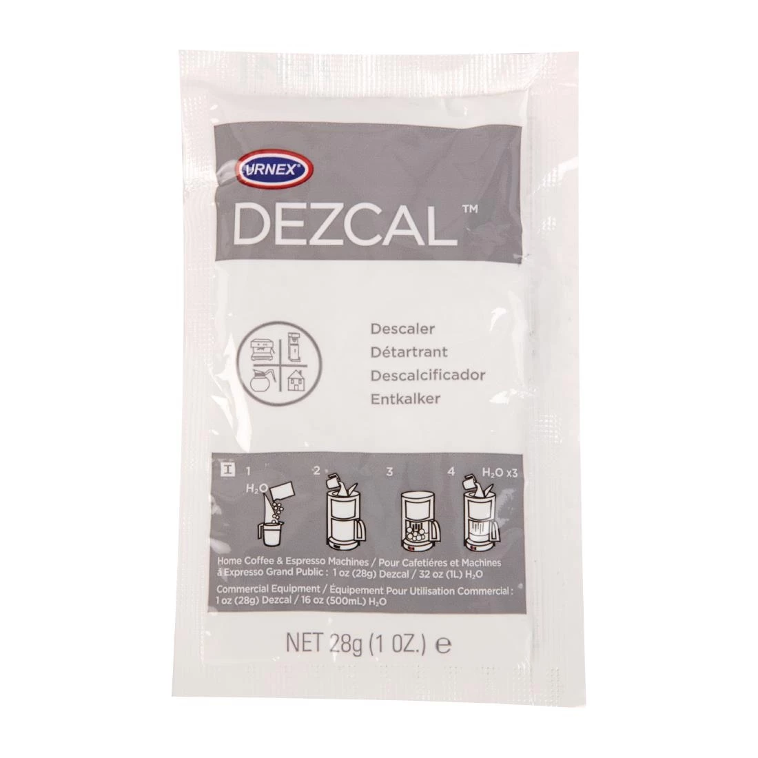 Urnex Dezcal Activated Scale Remover Powder Sachets 200g (Pack Of 24)