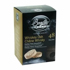 Bradley Food Smoker Whiskey Oak Flavour Bisquette (Pack Of 48)