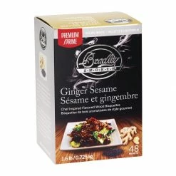 Bradley Food Smoker Ginger Sesame Premium Flavour (Pack Of 48)