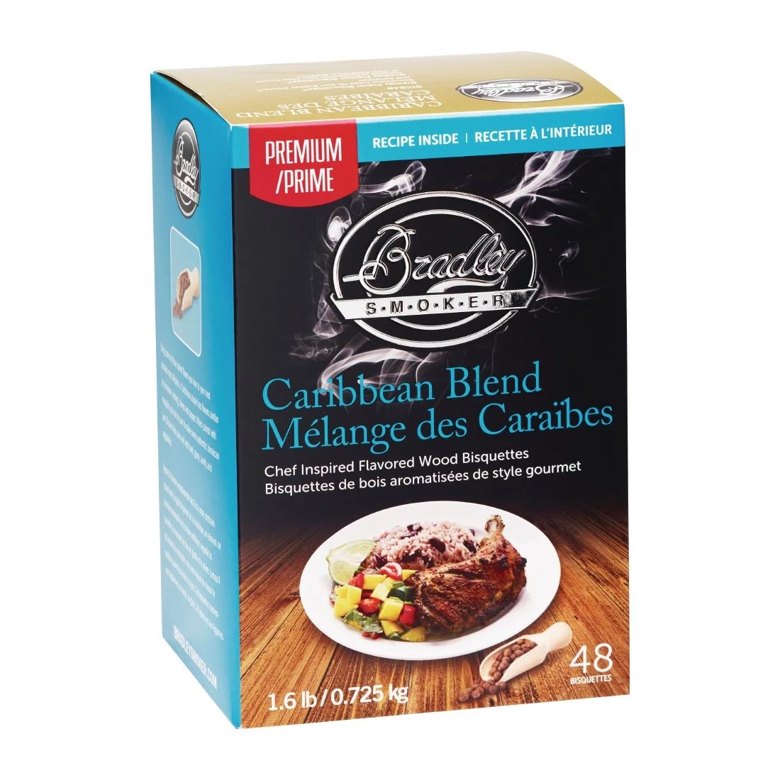 Bradley Food Smoker Caribbean Blend Premium Flavour (Pack Of 48)