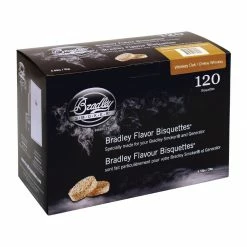 Bradley Food Smoker Whiskey Oak Flavour Bisquette (Pack Of 120)