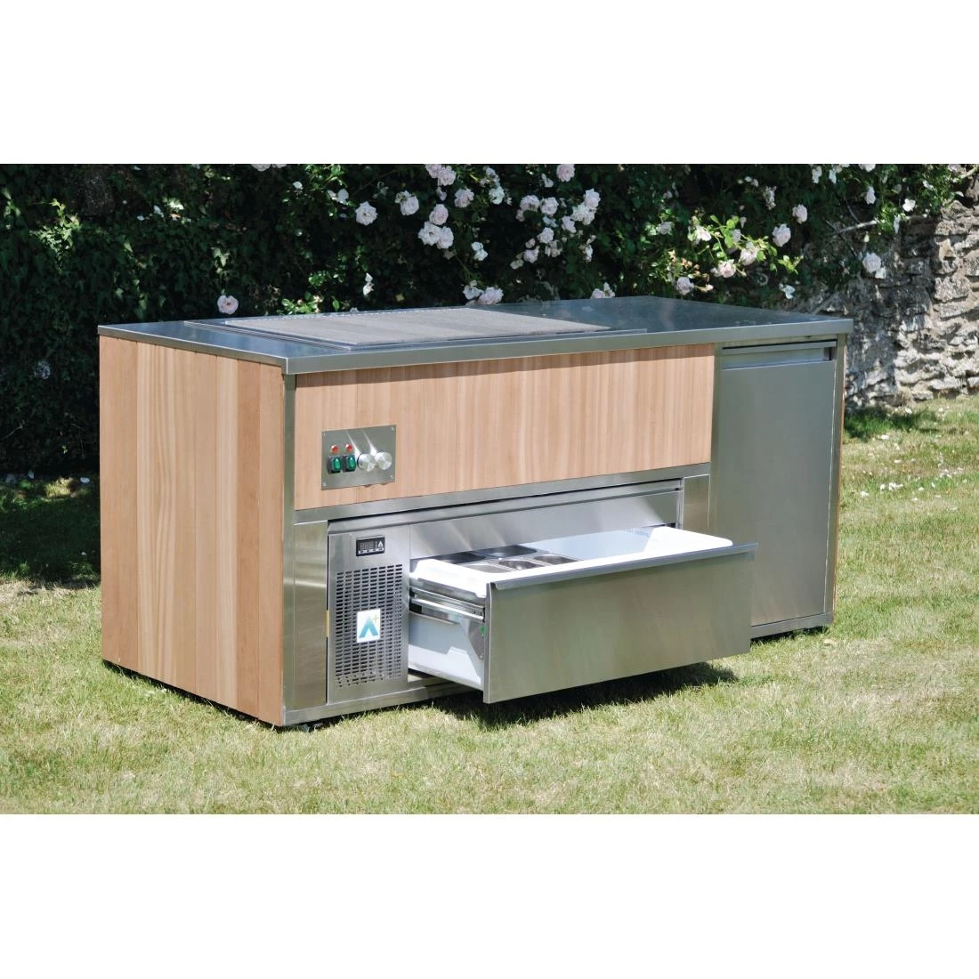 Synergy Grill Outdoor Cook Station 900 With Adande Drawer Fridge - Image 2