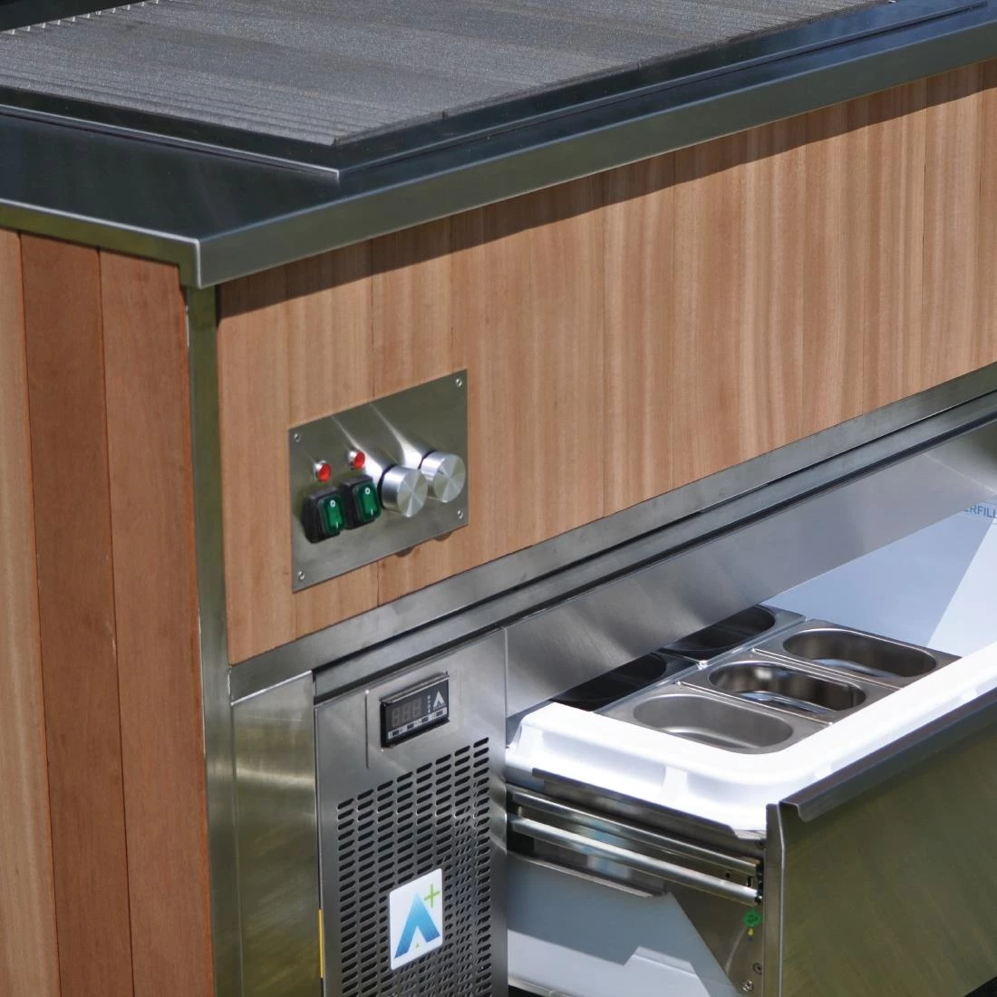 Synergy Grill Outdoor Cook Station 900 With Adande Drawer Fridge - Image 4