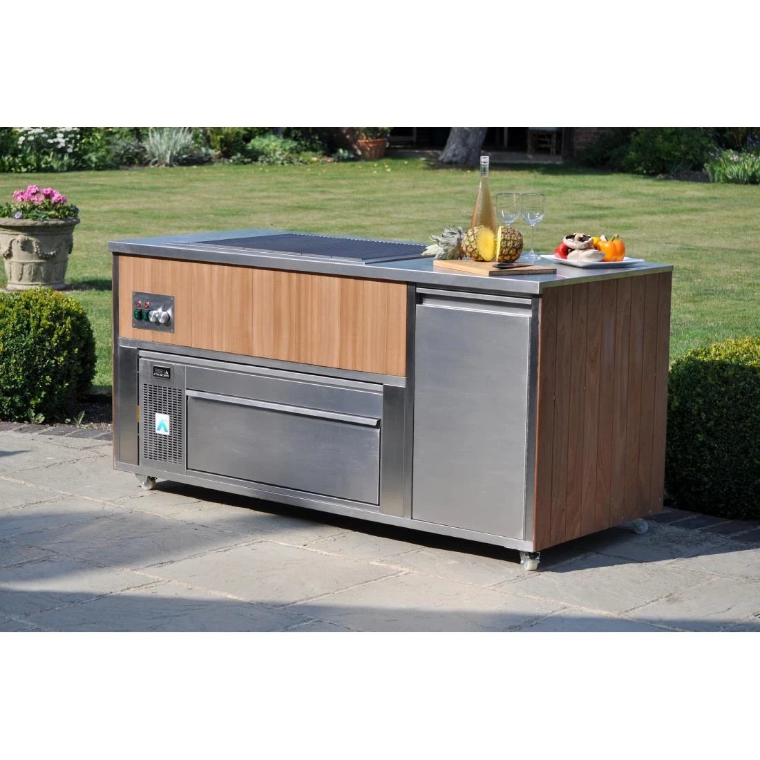 Synergy Grill Outdoor Cook Station 900 With Adande Drawer Fridge - Image 6