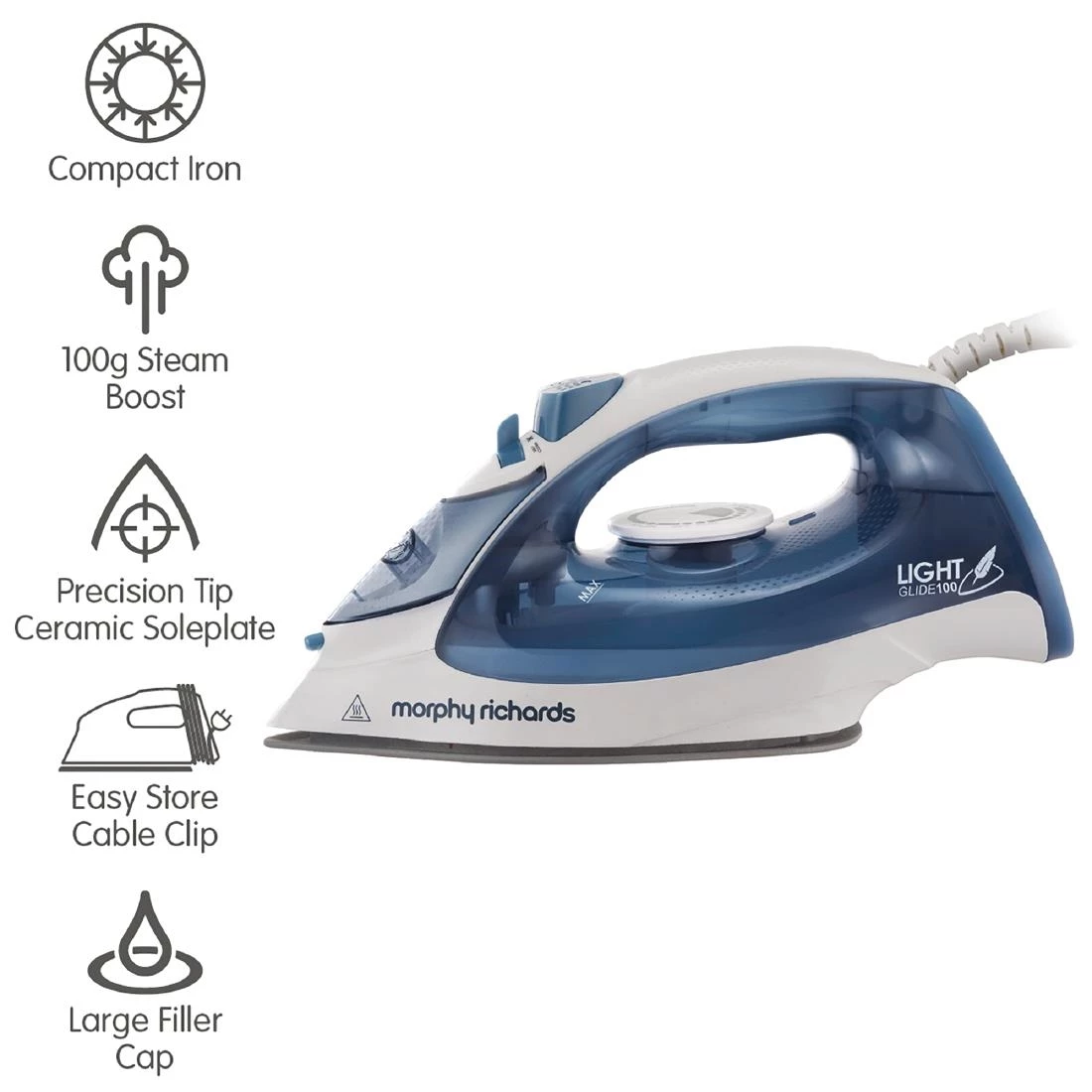 Morphy Richards Light Glide 100 Steam Iron - Image 7