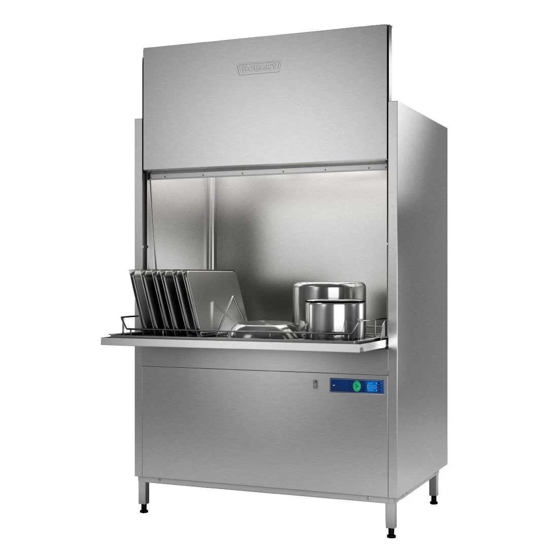 Hobart Twin Utensil Washer With Drain And Exhaust Heat Recovery UXTRC-10A - Image 3