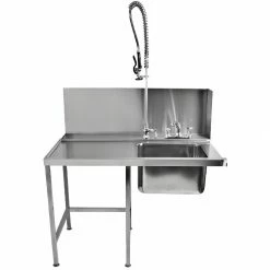 Classeq Pass-Through Dishwasher Table With Spray Mixer T11SENL