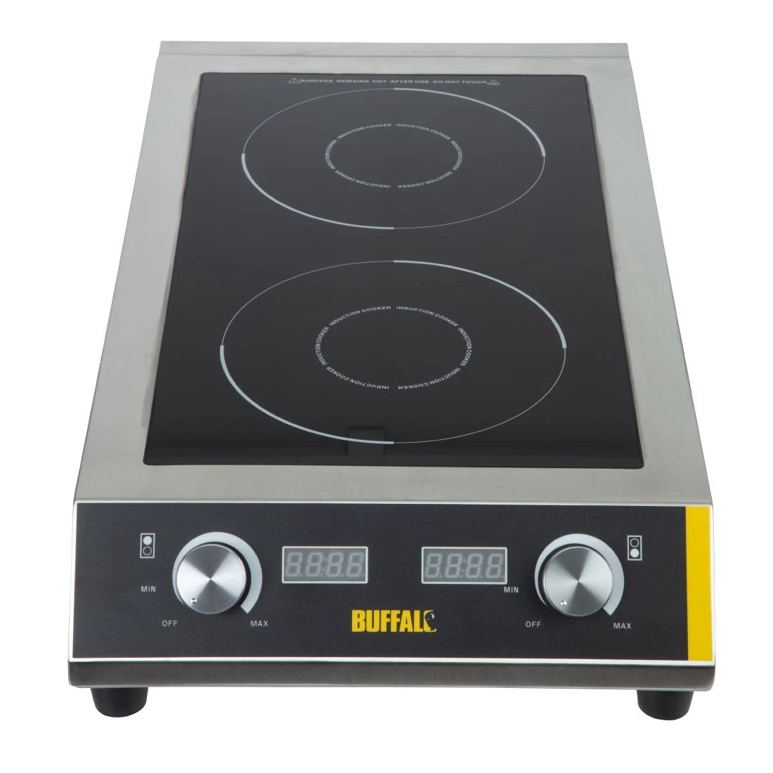 Buffalo Heavy Duty Double Induction Hob 7kW - Image 2