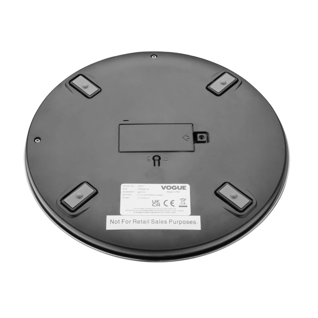 Vogue Electronic Round Scales 5kg - Image 5