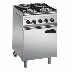 Lincat Silverlink 600 4 BurnerGas Oven Range With Rear Castors SLR6C