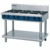 Blue Seal Evolution Cooktop 8 Open Burners On Stand 1200mm