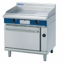 Blue Seal Evolution Chrome 1/3 Ribbed Griddle Convection Oven Electric 900mm EPE56