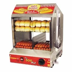 JM Posner Dog Hut Hot Dog Steamer