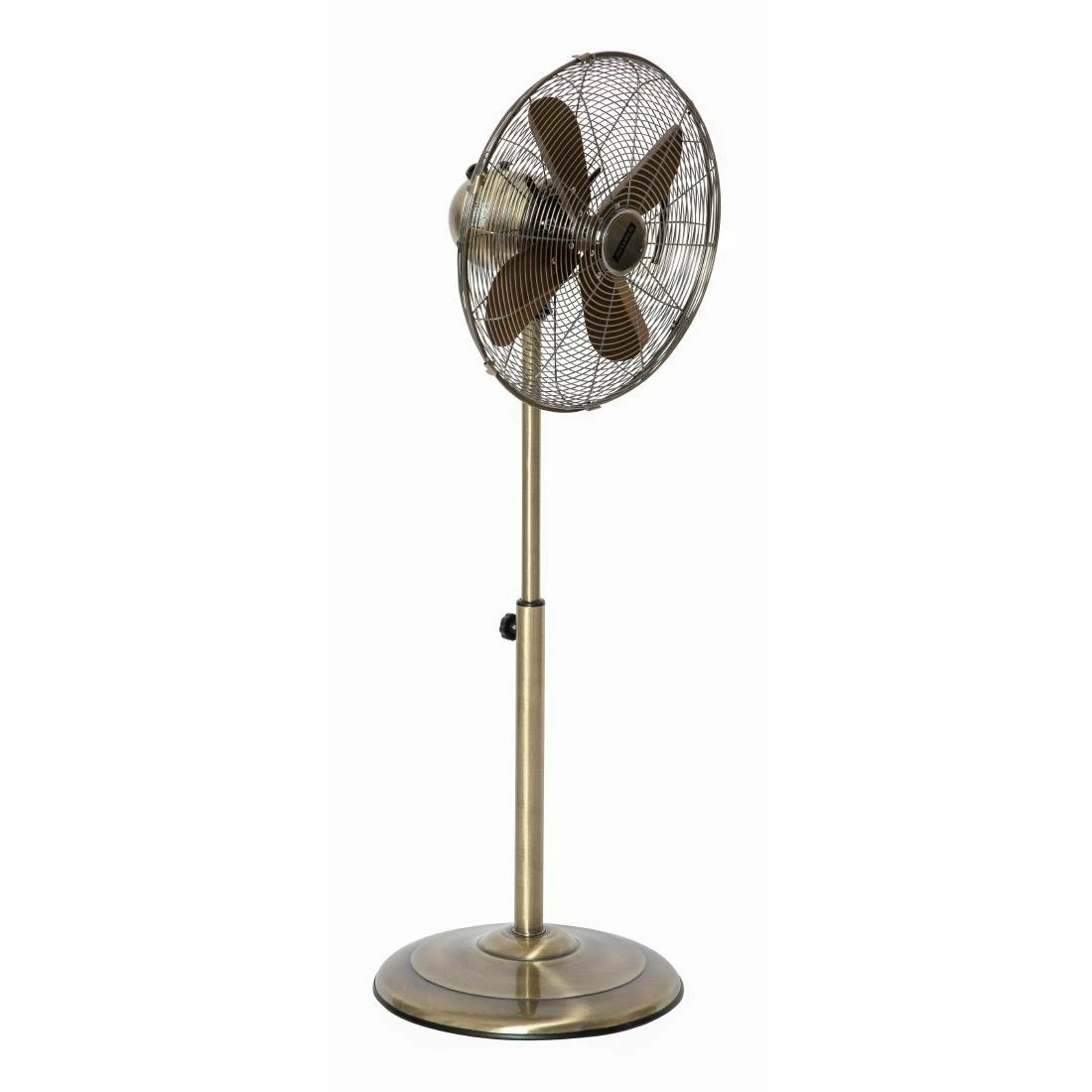 Status 16" Oscillating Antique Brass Stand Fan - Image 3