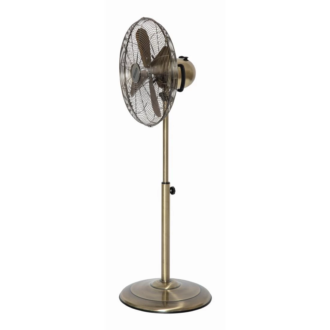 Status 16" Oscillating Antique Brass Stand Fan - Image 4
