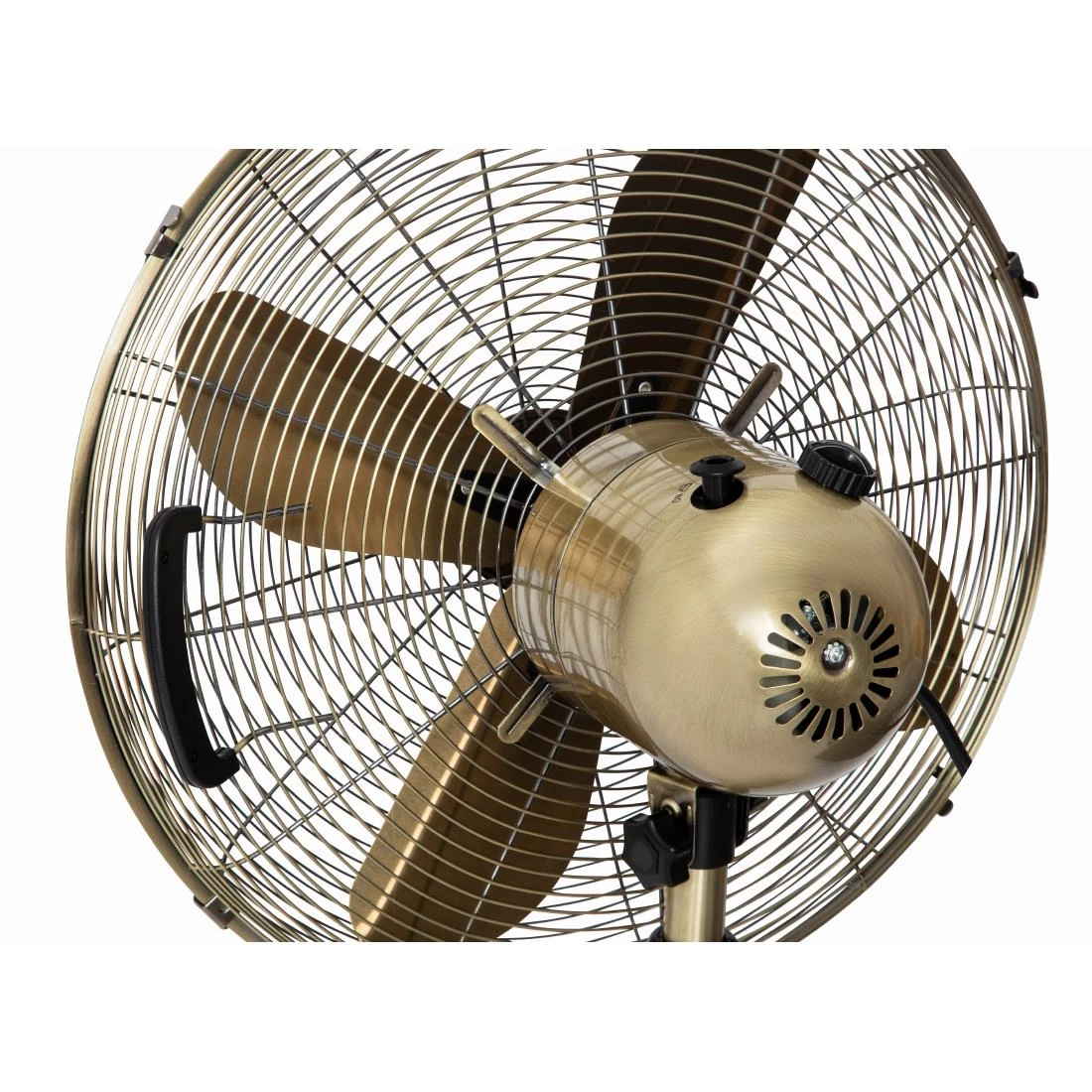 Status 16" Oscillating Antique Brass Stand Fan - Image 5