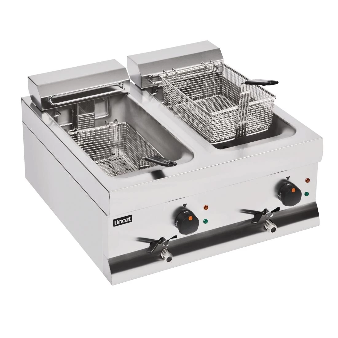 Lincat Twin Tank Twin Basket Countertop Electric Fryer DF66 - Image 3