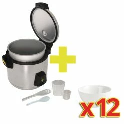 Special Offer Buffalo Rice Cooker With 12x Olympia Bowls